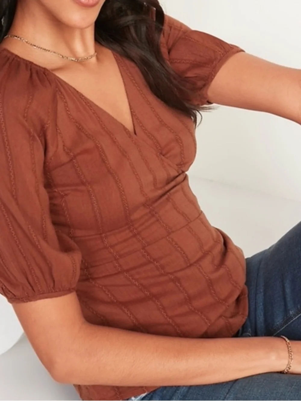 Old Navy Copper/Burnt Orange  Top M